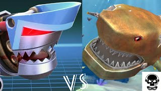 ROBO SHARK VS TERMINATOR SHARK! - HUNGRY SHARK EVOLUTION VS DOUBLE HEAD SHARK ATTACK screenshot 4