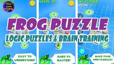 Frog Puzzle 🐸 Logic Puzzles & Brain Training(Level 1~20) - Android Gameplay  Walkthrough #1