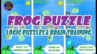 Frog Puzzle 🐸 Logic Puzzles & Brain Training(Level 1~20) - Android Gameplay  Walkthrough #1 screenshot 5