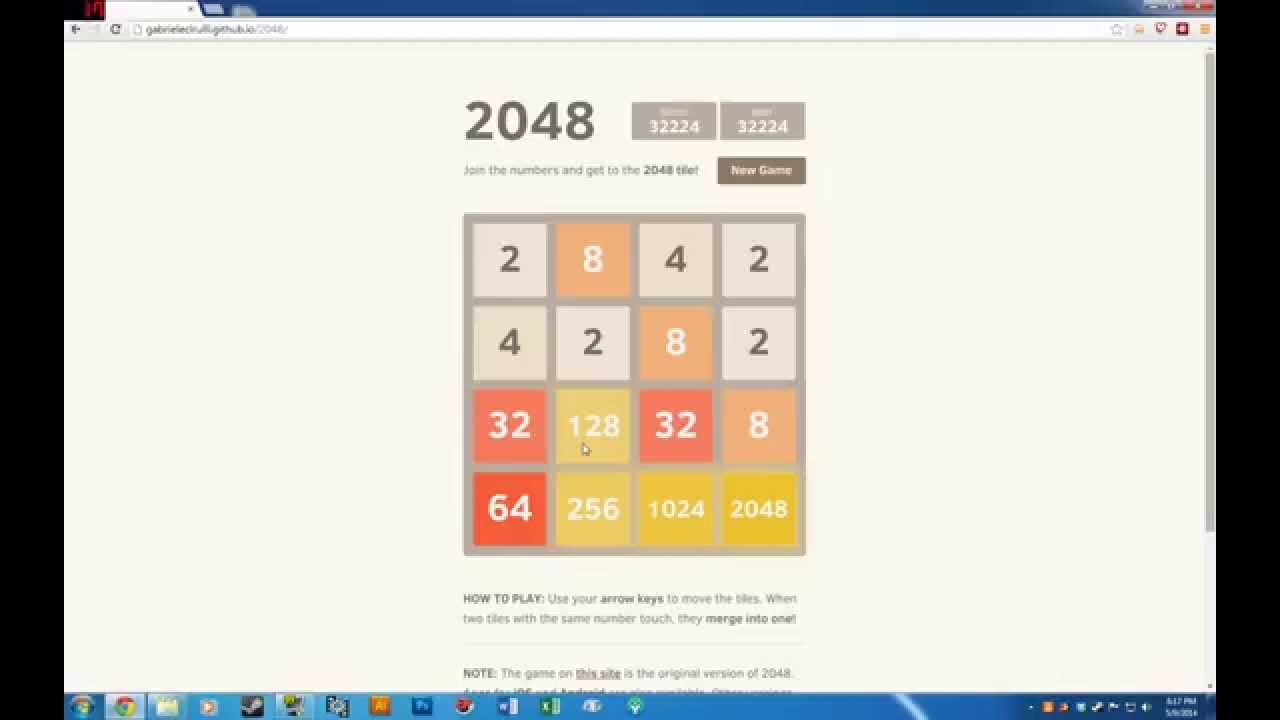 Win '2048' Game : Tips & Tricks / Demonstration 