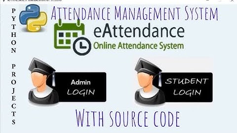 Attendance Management System Using Python || AMS || MySQL Database || Management System||