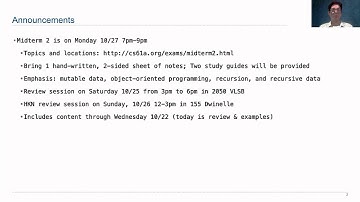 61A Fall 2014 Lecture 23 Video 1