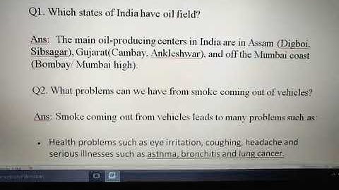 Class 5 EVS Ch 12 Ques Ans by Mrs Jaya