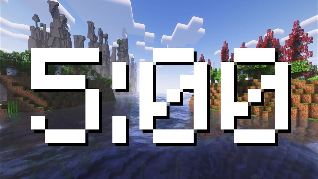 5-minute-ambient-minecraft-fly-through-countdown-timer-youtube