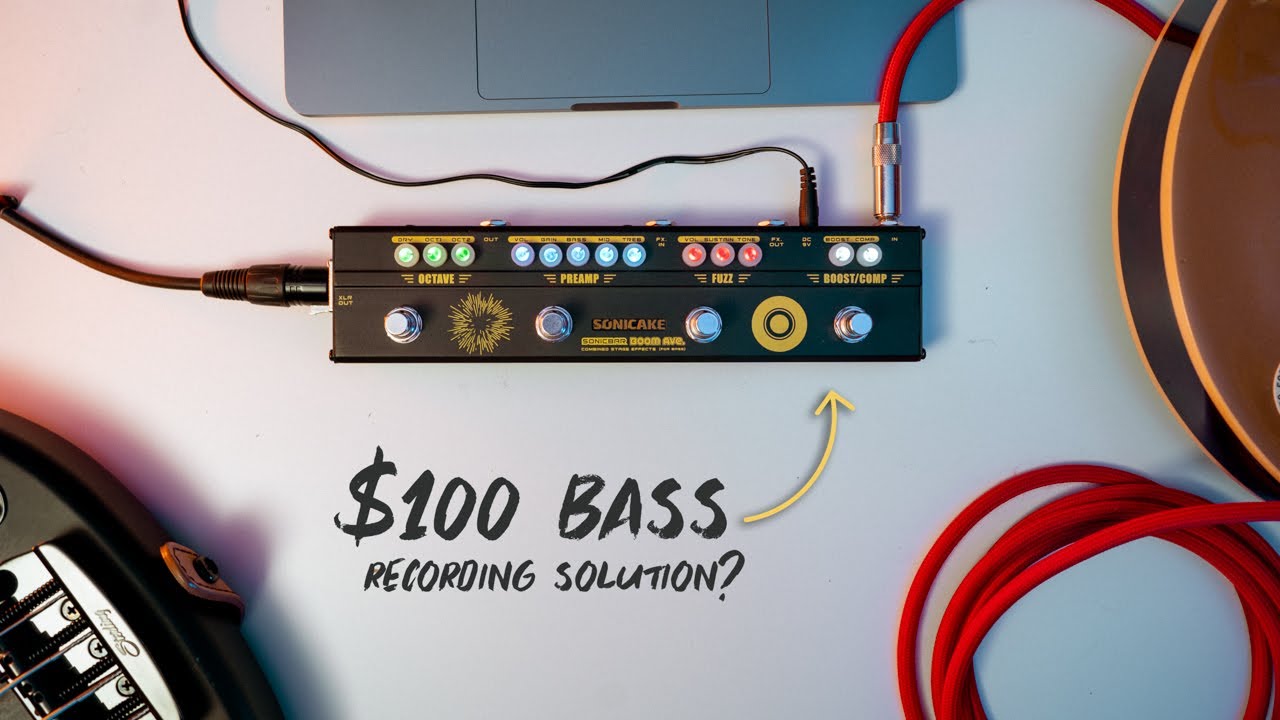Sonicake Boom Ave ベースエフェクター SONICAKE BOOM Ave. Multi Effects Bass Pedal