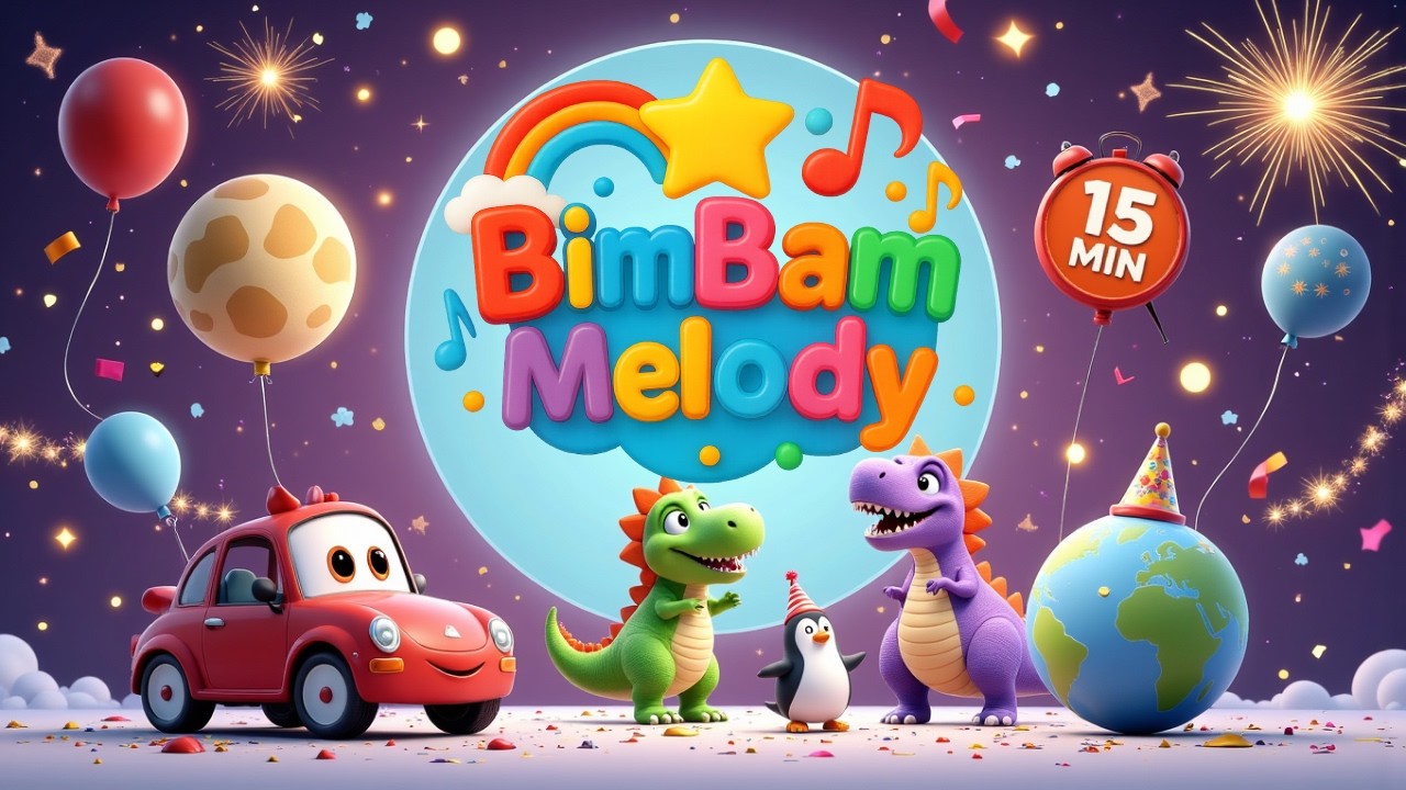 Countdown Party for Kids! ✨ Dance, Sing & Celebrate (15 min ) | BimBam Melody