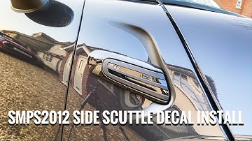 SMPS2012 MINI F56 SIDE SCUTTLE DECAL INSTALL