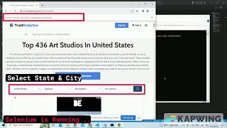 Web Scraping with Selenium-Python (scripting)