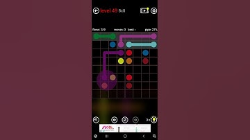 Flow Free 8x8 Level 49 #flowfree #level49 #8x8 #6x6 #7x7 #8x8 #mania #9x9 #10x10