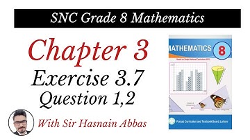 math class 8 exercise 3.7  Question 1 to 2  full SNC | finding surface area and volume  of shapes