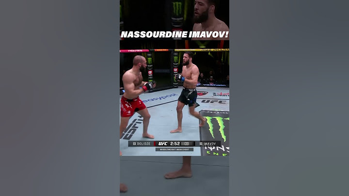 THIS is Why We Watch Nassourdine Imavov!!