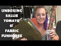 First Unboxing Video! Haul from Fabric Funhouse and Sallie Tomato