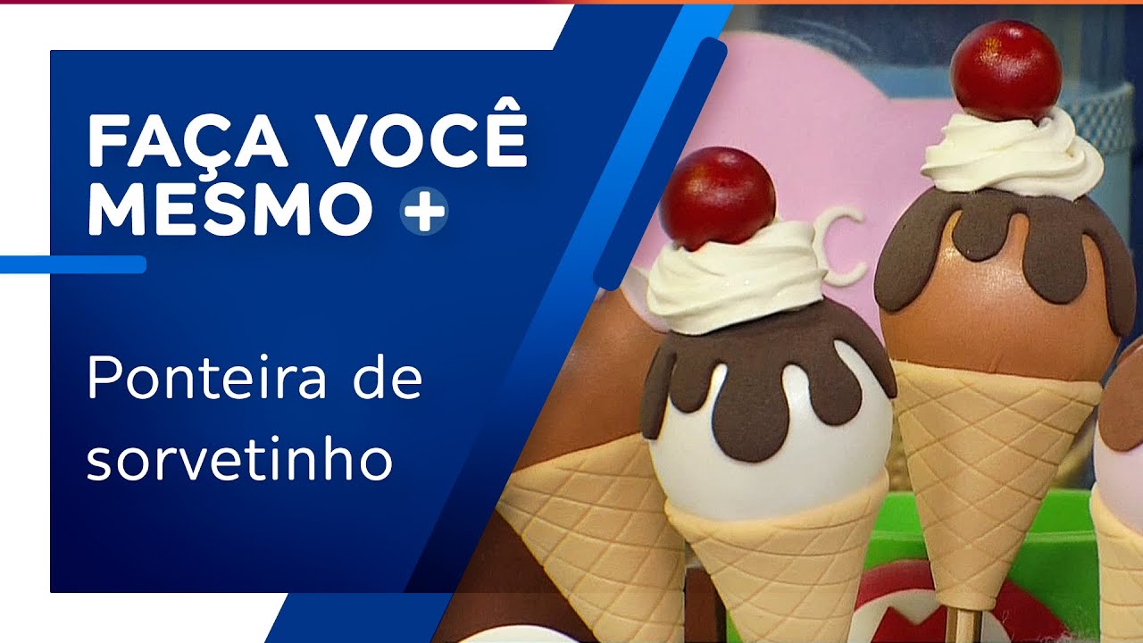 Ponteira de sorvetinho em eva por Junior Silva