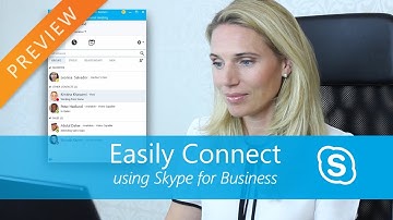 Easily Connect using Skype for Business - Preview