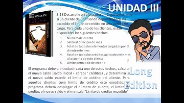 Como programar en C/C++ Ejercicio 3.18 Long Edition