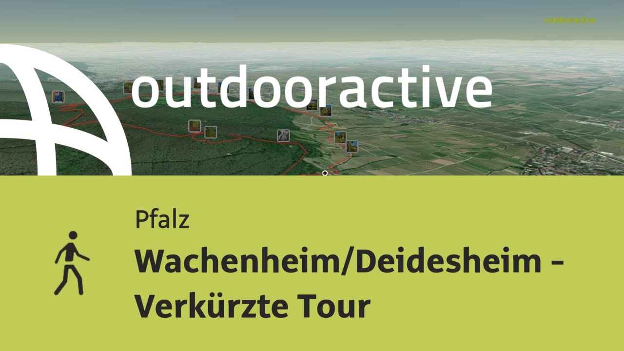 Wanderung in der Pfalz: Wachenheim/Deidesheim - Verkürzte Tour