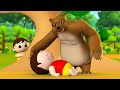 The Bear and Two Friends 3D Animated Hindi Moral Stories for Kids - दो दोस्त और भालू हिन्दी कहानी