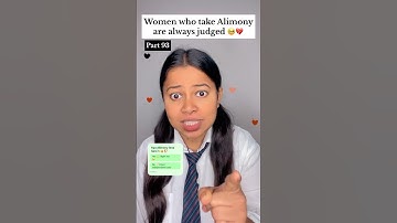 Women who take Alimony are always judged 🥺💔 #school #trauma #youtubeshorts