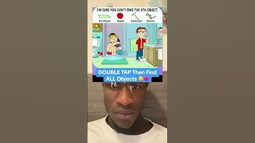 I’M SURE YOU CANT FIND THE 4TH OBJECT..