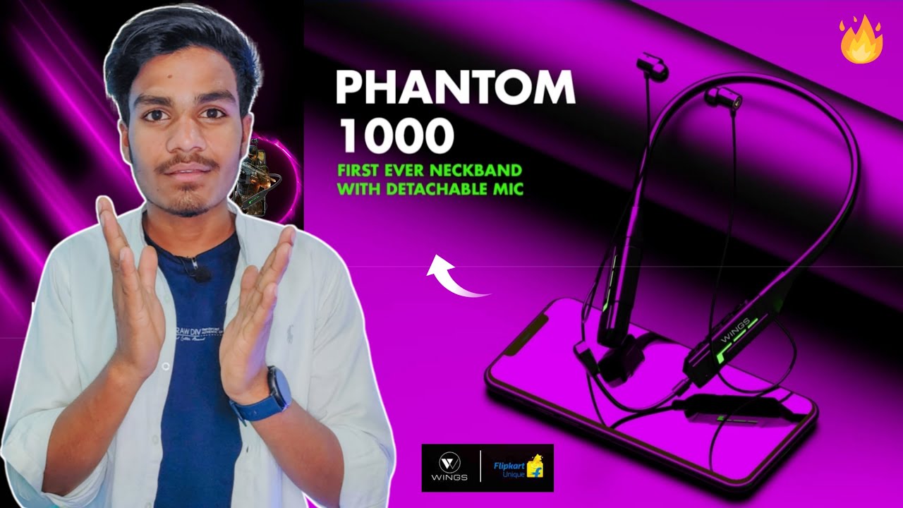 Wings Phantom 1000 - Launching Soon !!! All New Features & Specs | Bluetooth 5.2, 60 Hours Battery