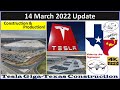 Tesla Gigafactory Texas 14 March 2022 Cyber Truck & Model Y Factory Construction Update (08:25M)