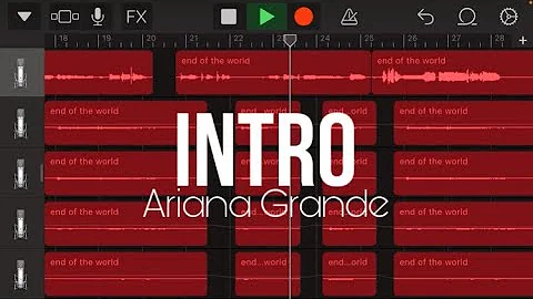 intro (end of the world) - Ariana Grande (tutorial)