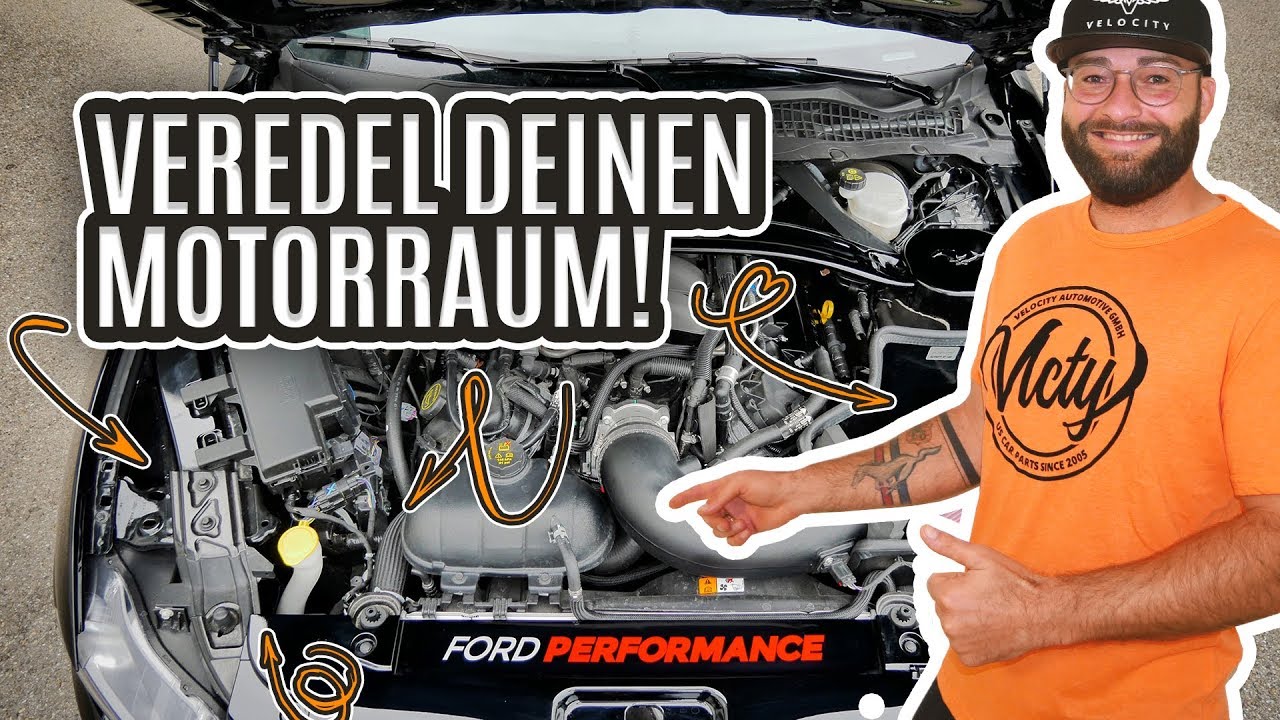 15-17 Ford Mustang Motorraum - Abdeckung - Kühlerträger