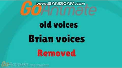 goanimate old voices: brian voices is removed