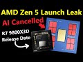 Amd zen 5 launch leak benchmarks x3d release date turin ai update