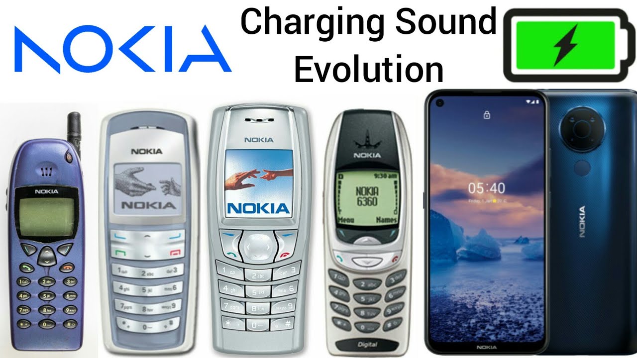 Nokia Charging Sound Evolution (1994-2024)