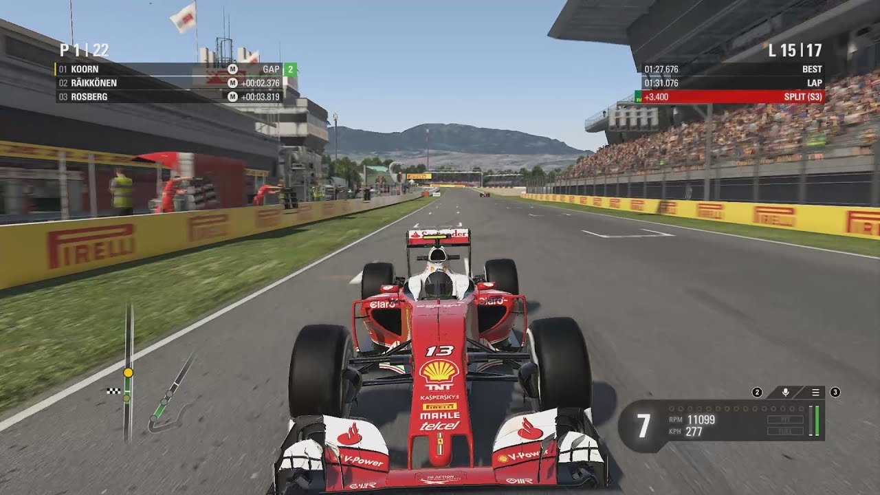 F1 2016 Career Mode - Part 13 - Spain: Race Gameplay 60FPS HD
