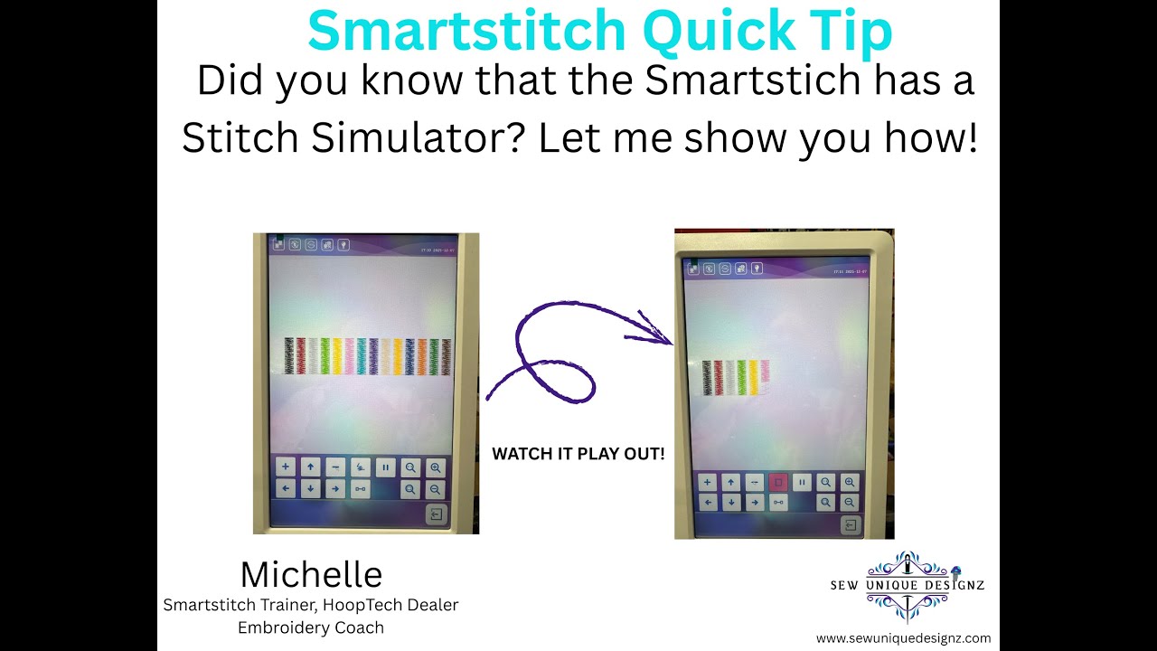 Smartstitch Stitch Simulator - watch your design play out before you ...