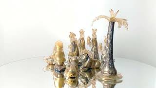 Murano Glass Nativity Scene - XMAS NATIVITY 9pcs | YourMurano