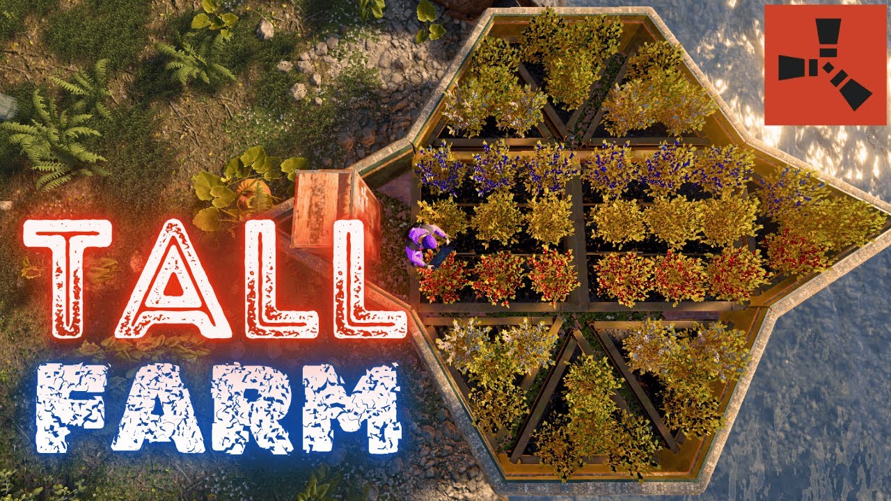 The EASIEST Tea Farm - Rust Base Tutorial - Verticali-Tea II - YouTube