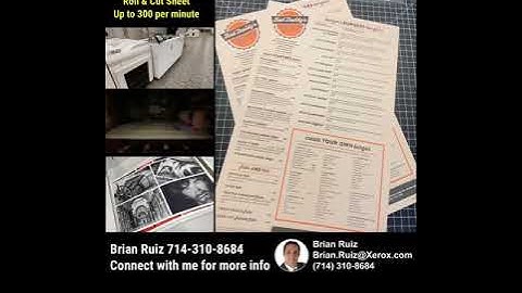 Xerox Baltoro High Fusion Inkjet Press Sample Print ft. Brian Ruiz