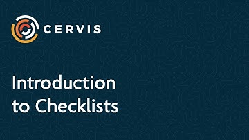 Introduction to Checklists - CERVIS Volunteer Management Software
