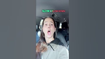 SLOW UP 🔼 vs. SLOW DOWN 🔽