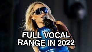 Miley Cyrus - 2022 Full Vocal Range (B2 - Eb5)