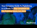 How To Digitalise In 6-Weeks To Stay Compliant Of The Building Safety Act 2022