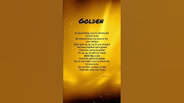 Thumbnail of Golden (lyrics)- HUNTR/X, EJAE , AUDREY NUNA, REI AMI #golden #huntrix #trending #lyrics #kpop