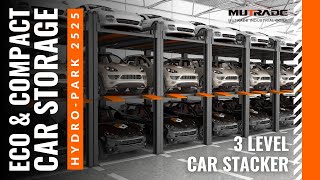 Mutrade Hydro-Park 2525 Space-Saving Car Storage With The Compact 3-Level Car Stacker