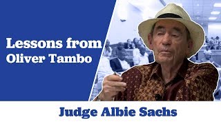 Judge Albie Sachs on Lessons from Oliver Tambo screenshot 1