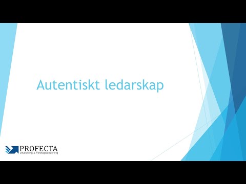 Video: Vad kännetecknar autentiskt ledarskap?