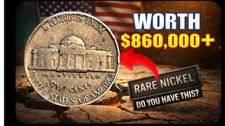 Liberty 5 Cent Jefferson Nickel 1964 &amp; 1982 P Rare Vintage US Coins Collectible Old Nickel Set