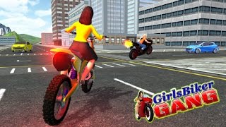 Girls Biker Gang 3D - Android Gameplay HD screenshot 3