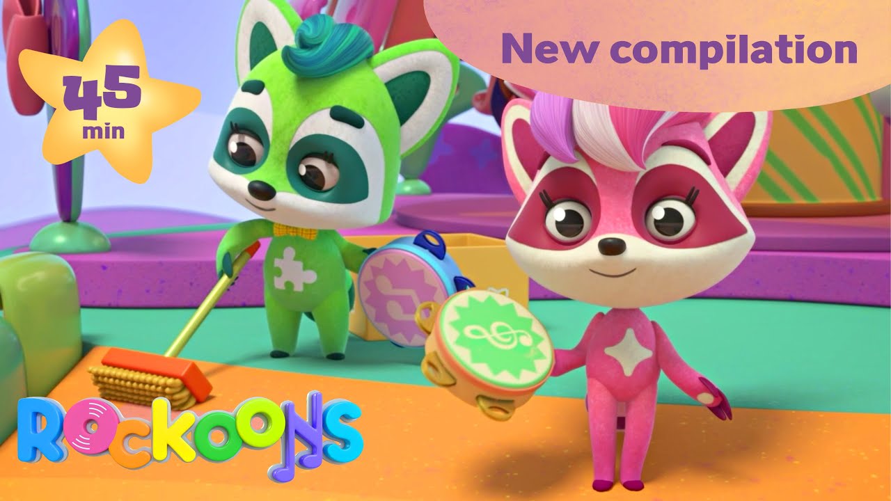 ROCKOONS | Helping Friends | Nursery Rhymes & Kids Songs!