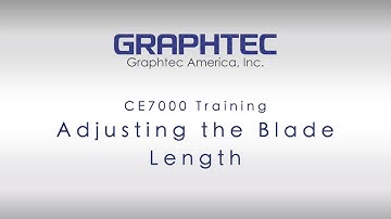 Adjusting the Blade Length of CE7000