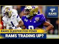 Rams sleeper team for michael penix jr could trade up for rome odunze new kickoff rules