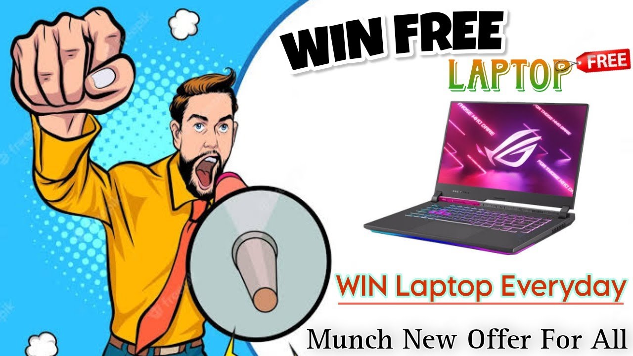 Munch New Offer !! Free win Laptop Everyday !! For All User Try Ur luck 😍