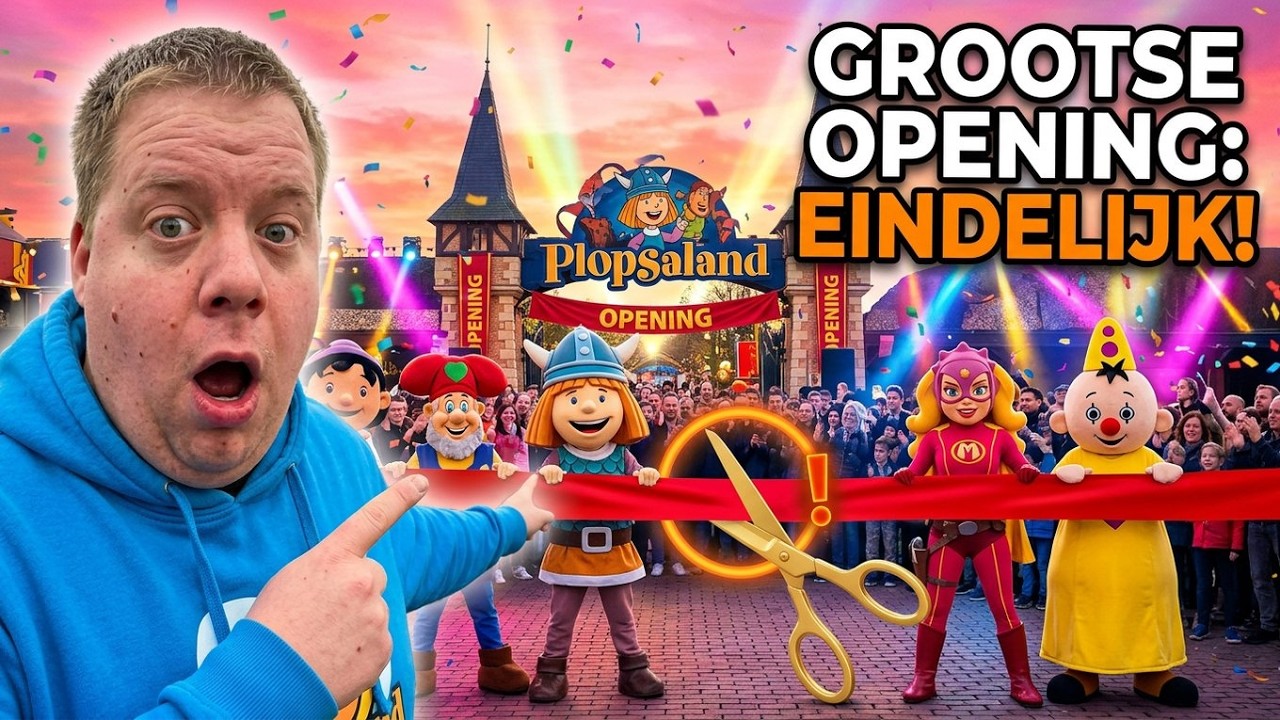 Plopsa Land Grand Opening 2026 - Eerste Dag Impressies!